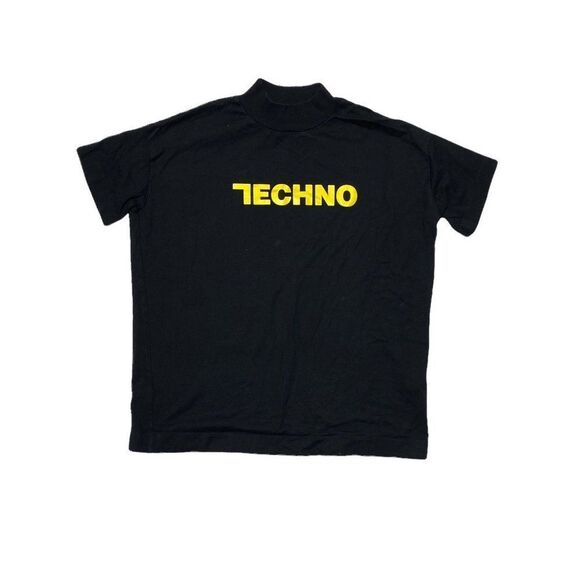 ALYX SSENSE exclusive black techno t-Shirt - Picture 2 of 5